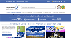 Desktop Screenshot of my-eliquid.de